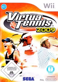 Virtua Tennis 2009 Wii US box art